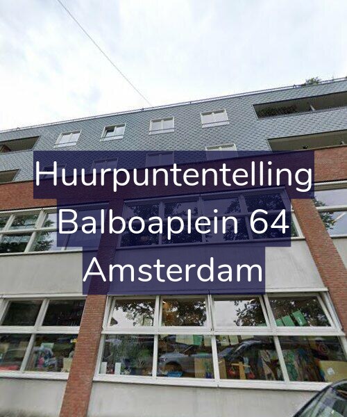 Foto gevel Huurpuntentelling voor Balboaplein 64, Amsterdam