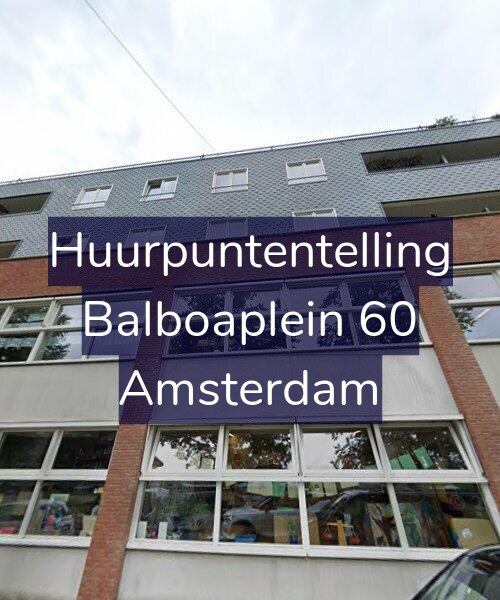 Foto gevel Huurpuntentelling voor Balboaplein 60, Amsterdam