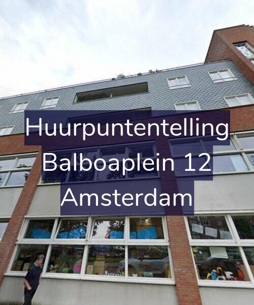 Foto gevel Huurpuntentelling voor Balboaplein 12, Amsterdam