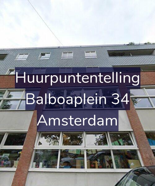Foto gevel Huurpuntentelling voor Balboaplein 34, Amsterdam