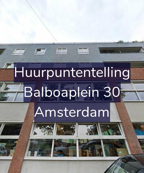 Foto gevel Huurpuntentelling voor Balboaplein 30, Amsterdam