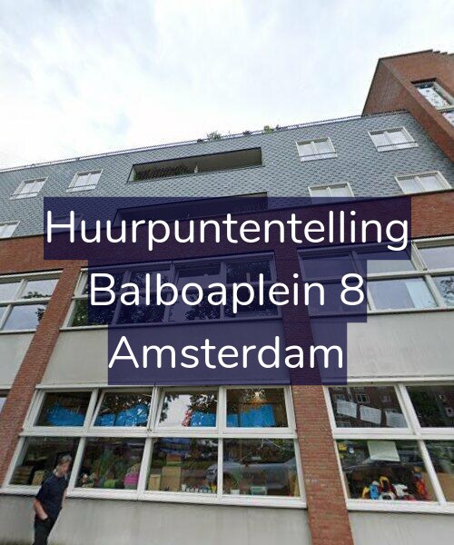 Foto gevel Huurpuntentelling voor Balboaplein 8, Amsterdam