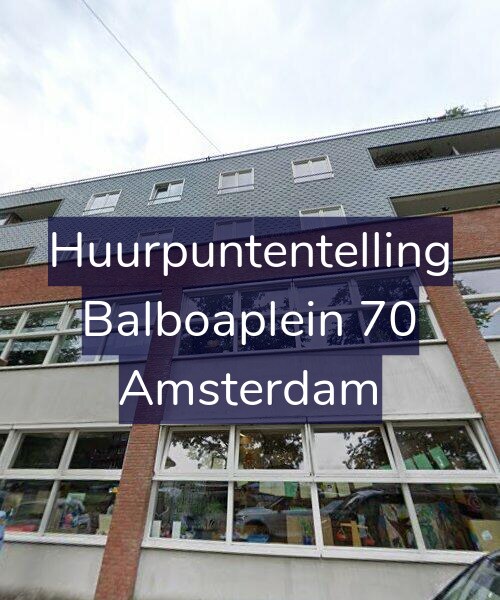Foto gevel Huurpuntentelling voor Balboaplein 70, Amsterdam