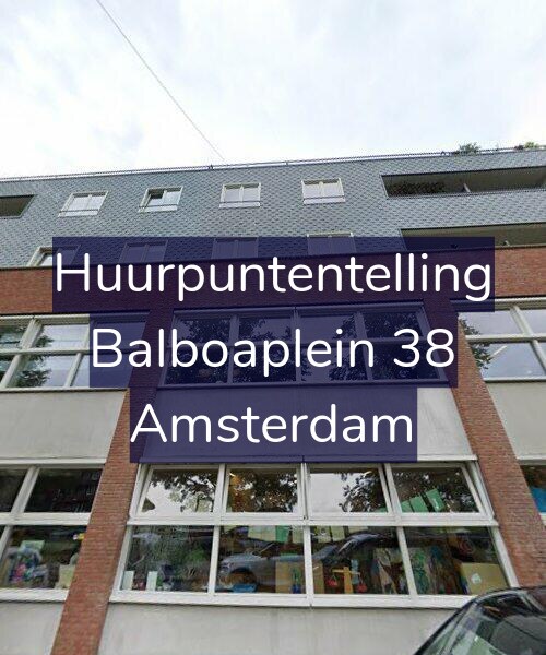 Foto gevel Huurpuntentelling voor Balboaplein 38, Amsterdam