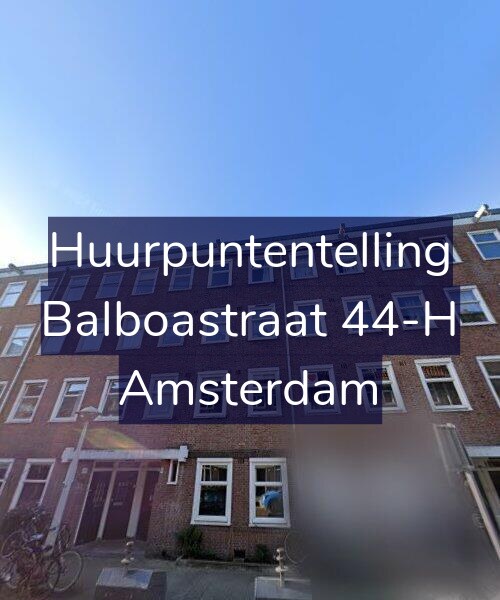 Foto gevel Huurpuntentelling voor Balboastraat 44-H, Amsterdam