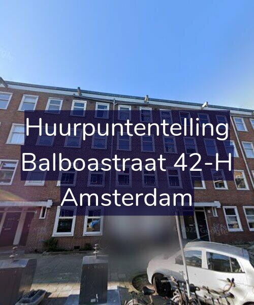 Foto gevel Huurpuntentelling voor Balboastraat 42-H, Amsterdam