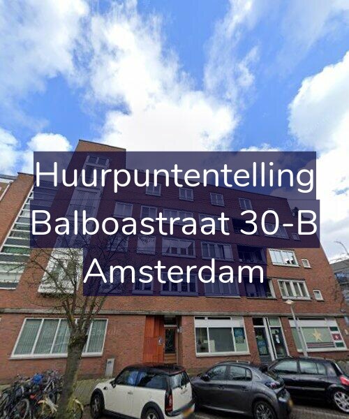 Foto gevel Huurpuntentelling voor Balboastraat 30-B, Amsterdam