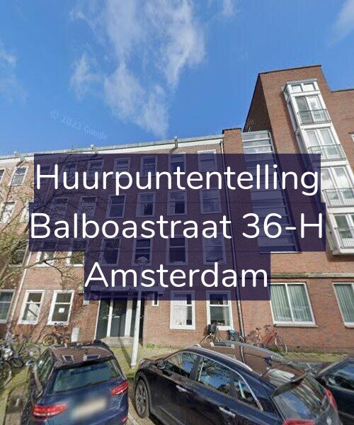 Foto gevel Huurpuntentelling voor Balboastraat 36-H, Amsterdam