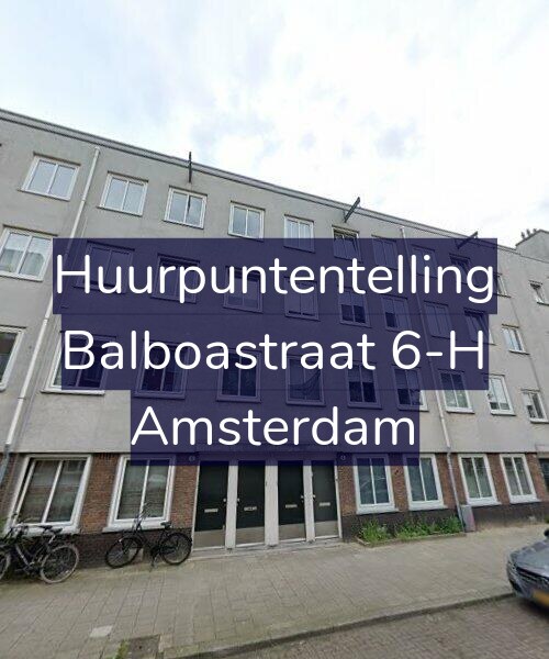Foto gevel Huurpuntentelling voor Balboastraat 6-H, Amsterdam