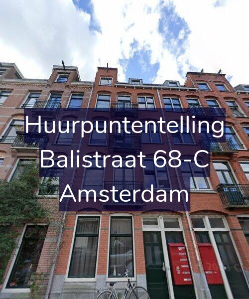 Foto gevel Huurpuntentelling voor Balistraat 68-C, Amsterdam