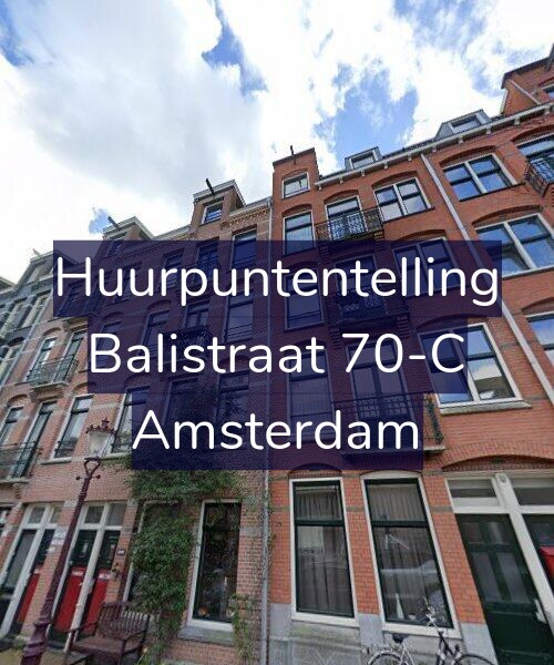 Foto gevel Huurpuntentelling voor Balistraat 70-C, Amsterdam
