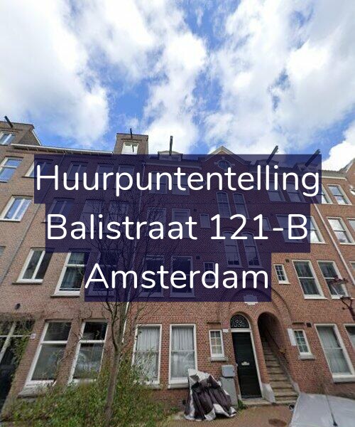 Foto gevel Huurpuntentelling voor Balistraat 121-B, Amsterdam