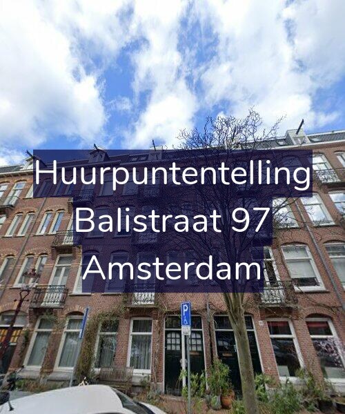 Foto gevel Huurpuntentelling voor Balistraat 97, Amsterdam
