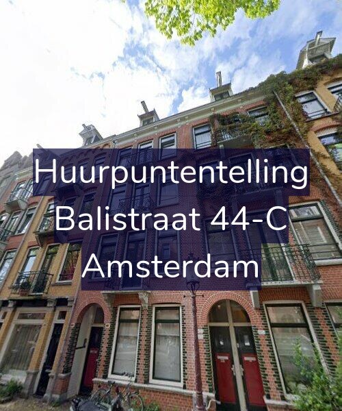 Foto gevel Huurpuntentelling voor Balistraat 44-C, Amsterdam