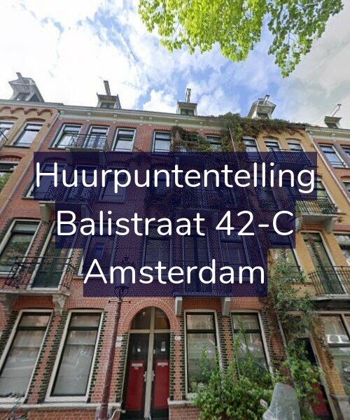 Foto gevel Huurpuntentelling voor Balistraat 42-C, Amsterdam