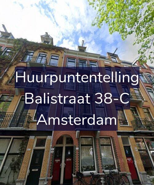 Foto gevel Huurpuntentelling voor Balistraat 38-C, Amsterdam