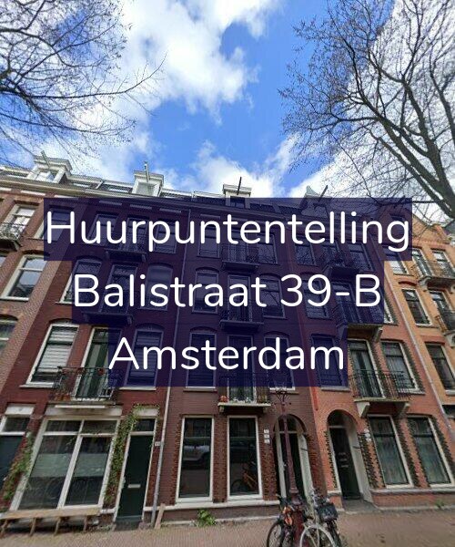 Foto gevel Huurpuntentelling voor Balistraat 39-B, Amsterdam