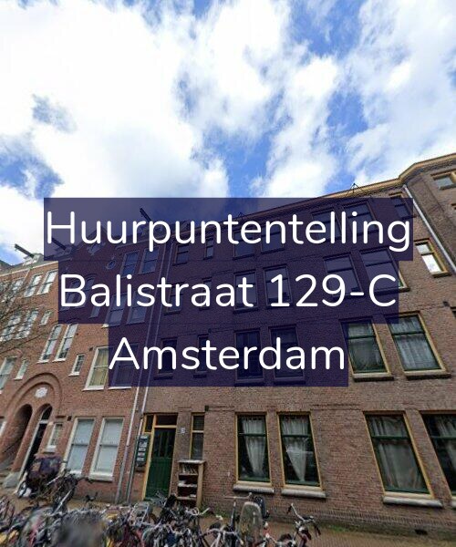 Foto gevel Huurpuntentelling voor Balistraat 129-C, Amsterdam