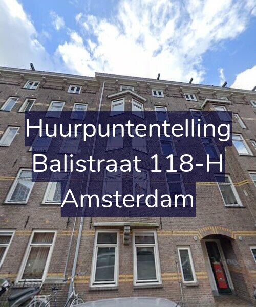 Foto gevel Huurpuntentelling voor Balistraat 118-H, Amsterdam