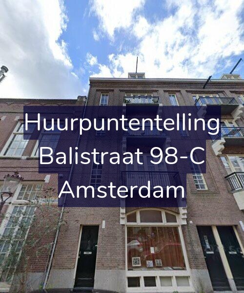 Foto gevel Huurpuntentelling voor Balistraat 98-C, Amsterdam