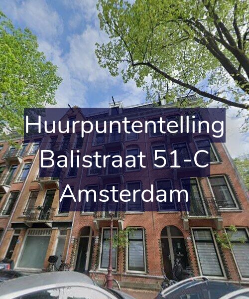 Foto gevel Huurpuntentelling voor Balistraat 51-C, Amsterdam