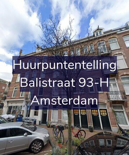 Foto gevel Huurpuntentelling voor Balistraat 93-H, Amsterdam