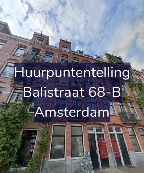 Foto gevel Huurpuntentelling voor Balistraat 68-B, Amsterdam