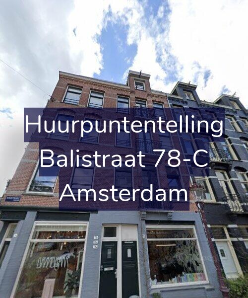 Foto gevel Huurpuntentelling voor Balistraat 78-C, Amsterdam