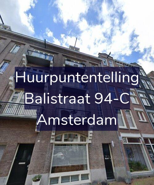 Foto gevel Huurpuntentelling voor Balistraat 94-C, Amsterdam