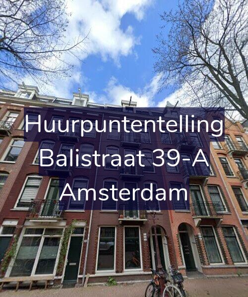 Foto gevel Huurpuntentelling voor Balistraat 39-A, Amsterdam