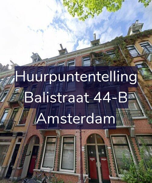 Foto gevel Huurpuntentelling voor Balistraat 44-B, Amsterdam
