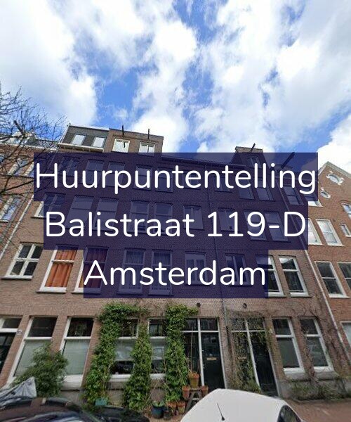 Foto gevel Huurpuntentelling voor Balistraat 119-D, Amsterdam