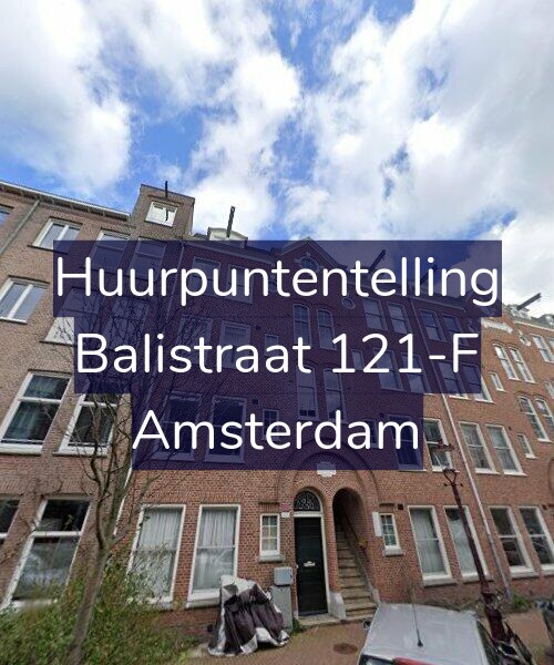 Foto gevel Huurpuntentelling voor Balistraat 121-F, Amsterdam