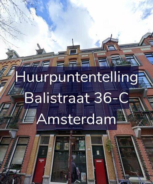 Foto gevel Huurpuntentelling voor Balistraat 36-C, Amsterdam