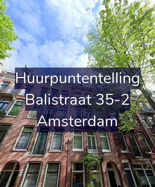 Foto gevel Huurpuntentelling voor Balistraat 35-2, Amsterdam