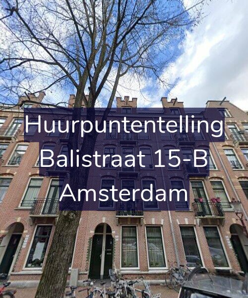 Foto gevel Huurpuntentelling voor Balistraat 15-B, Amsterdam