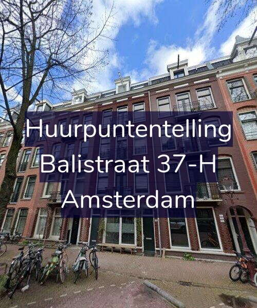 Foto gevel Huurpuntentelling voor Balistraat 37-H, Amsterdam