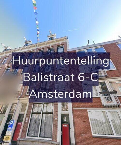 Foto gevel Huurpuntentelling voor Balistraat 6-C, Amsterdam