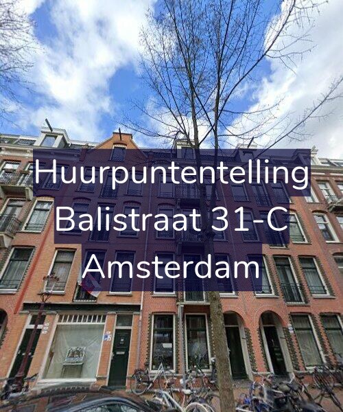 Foto gevel Huurpuntentelling voor Balistraat 31-C, Amsterdam