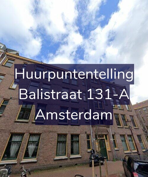 Foto gevel Huurpuntentelling voor Balistraat 131-A, Amsterdam