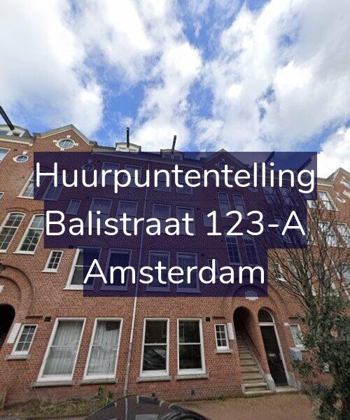 Foto gevel Huurpuntentelling voor Balistraat 123-A, Amsterdam
