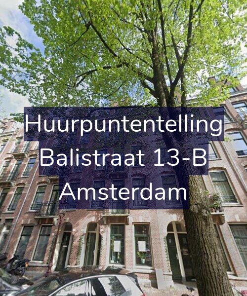 Foto gevel Huurpuntentelling voor Balistraat 13-B, Amsterdam