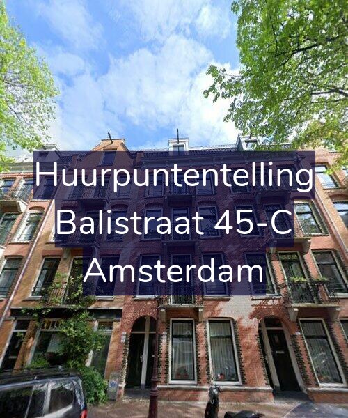 Foto gevel Huurpuntentelling voor Balistraat 45-C, Amsterdam