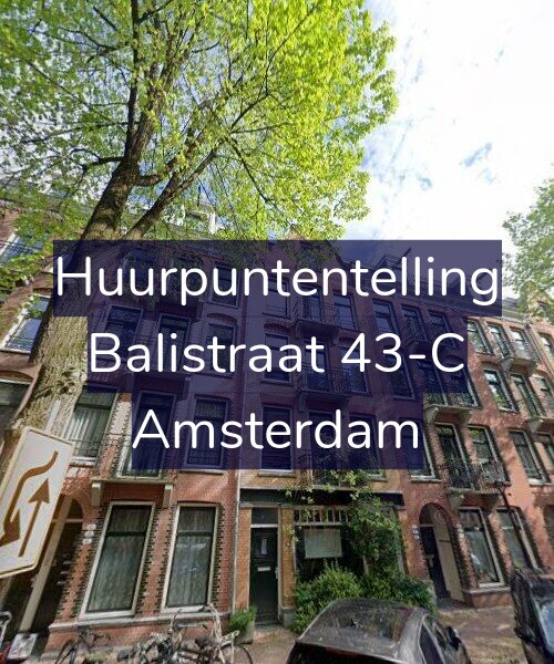 Foto gevel Huurpuntentelling voor Balistraat 43-C, Amsterdam