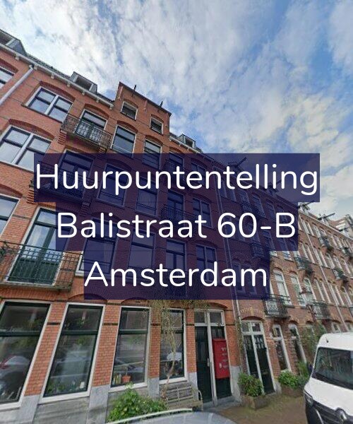 Foto gevel Huurpuntentelling voor Balistraat 60-B, Amsterdam