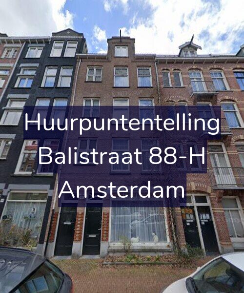 Foto gevel Huurpuntentelling voor Balistraat 88-H, Amsterdam
