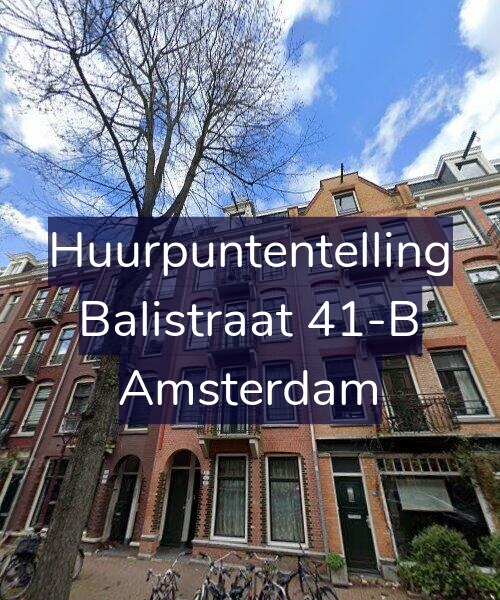 Foto gevel Huurpuntentelling voor Balistraat 41-B, Amsterdam