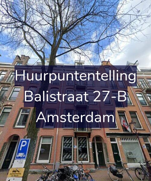Foto gevel Huurpuntentelling voor Balistraat 27-B, Amsterdam