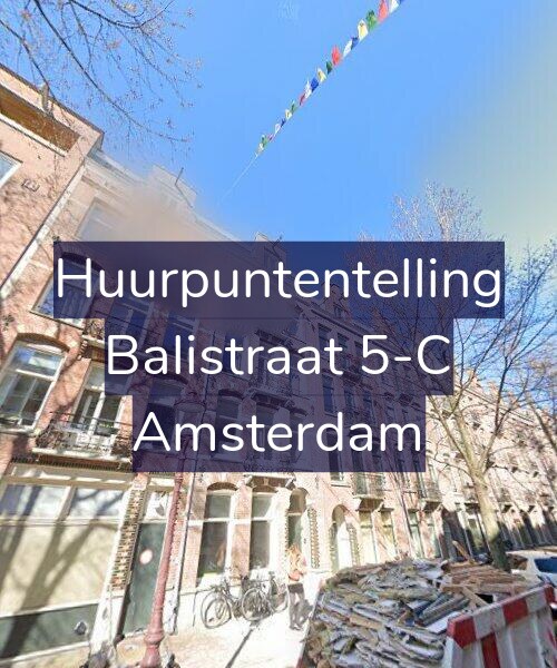 Foto gevel Huurpuntentelling voor Balistraat 5-C, Amsterdam