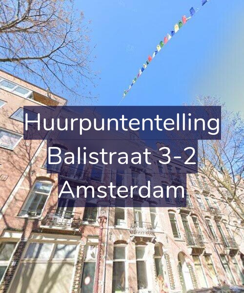Foto gevel Huurpuntentelling voor Balistraat 3-2, Amsterdam